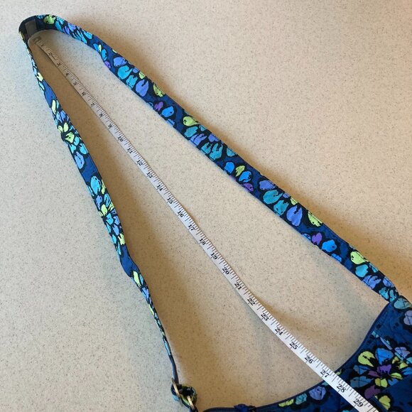 Vera Bradley Weekender & Crossbody Bag Set -- Indigo Pop Pattern - Picture 11 of 16